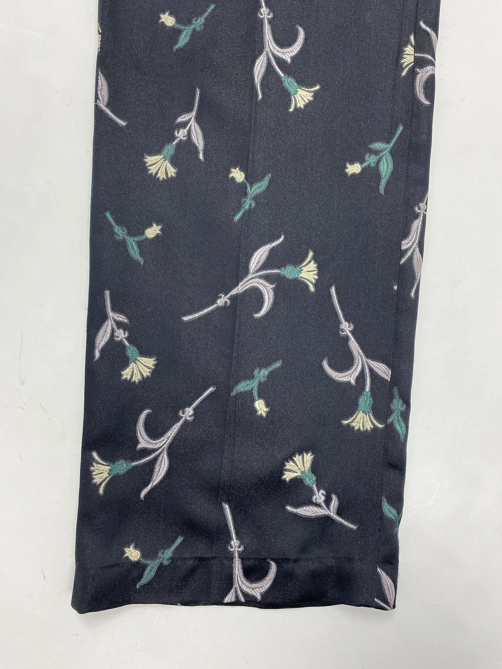 Prada F/W 1997 flower pattern silk pants — JAMES VELORIA