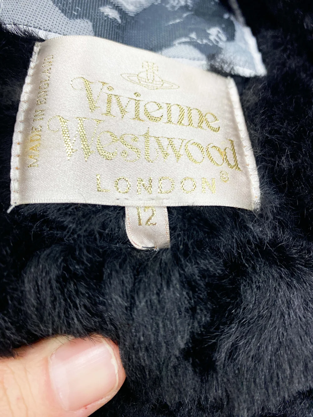 Vivienne Westwood F/W 1994 fur collar leather coat — JAMES VELORIA