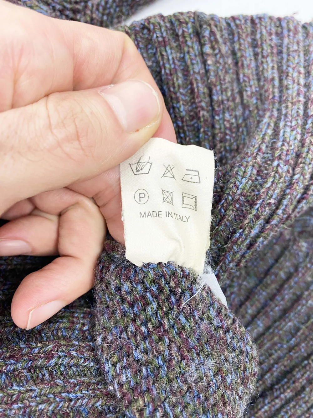 Vivienne Westwood MAN brown speckled sweater — JAMES VELORIA