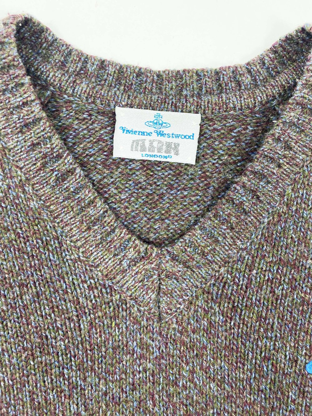 Vivienne Westwood MAN brown speckled sweater — JAMES VELORIA