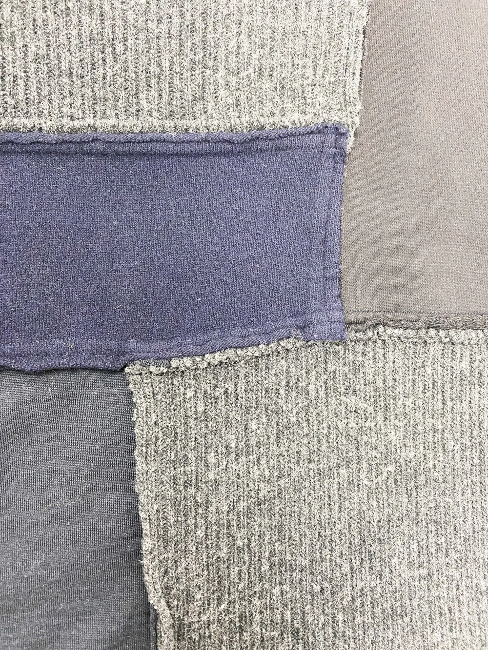 Comme des Garcons SHIRT patchwork sweater — JAMES VELORIA