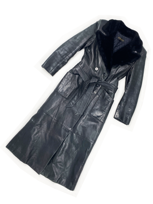 1990's \" DONNA KARAN \" riders jacket レザー ダナキャランニューヨーク DKNY 90s vintage leather riders jacket