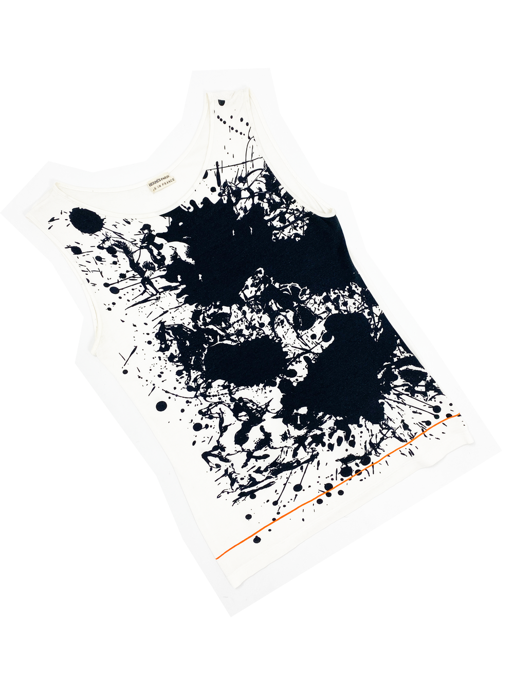 hermes-splatter-print-top-tank