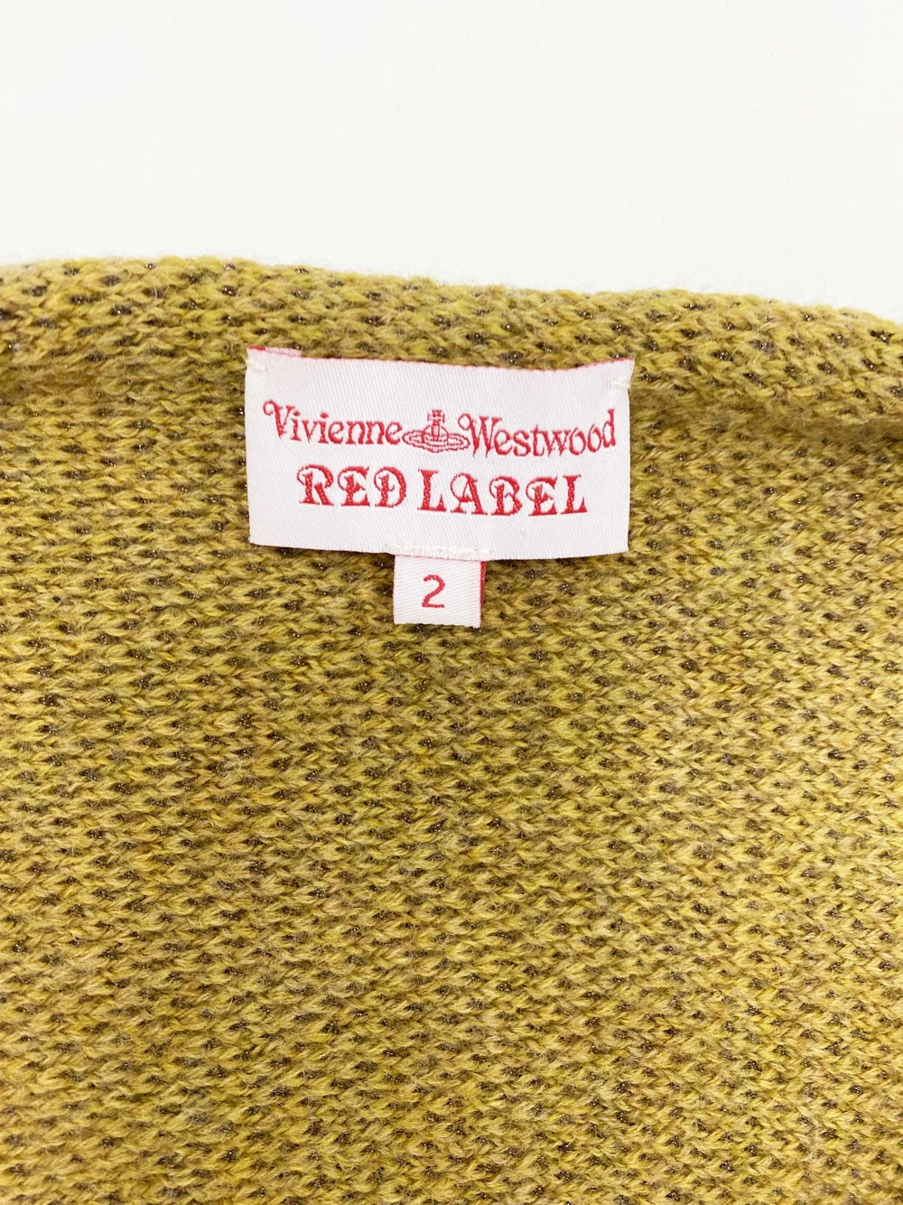 Vivienne Westwood cropped loop cardigan — JAMES VELORIA