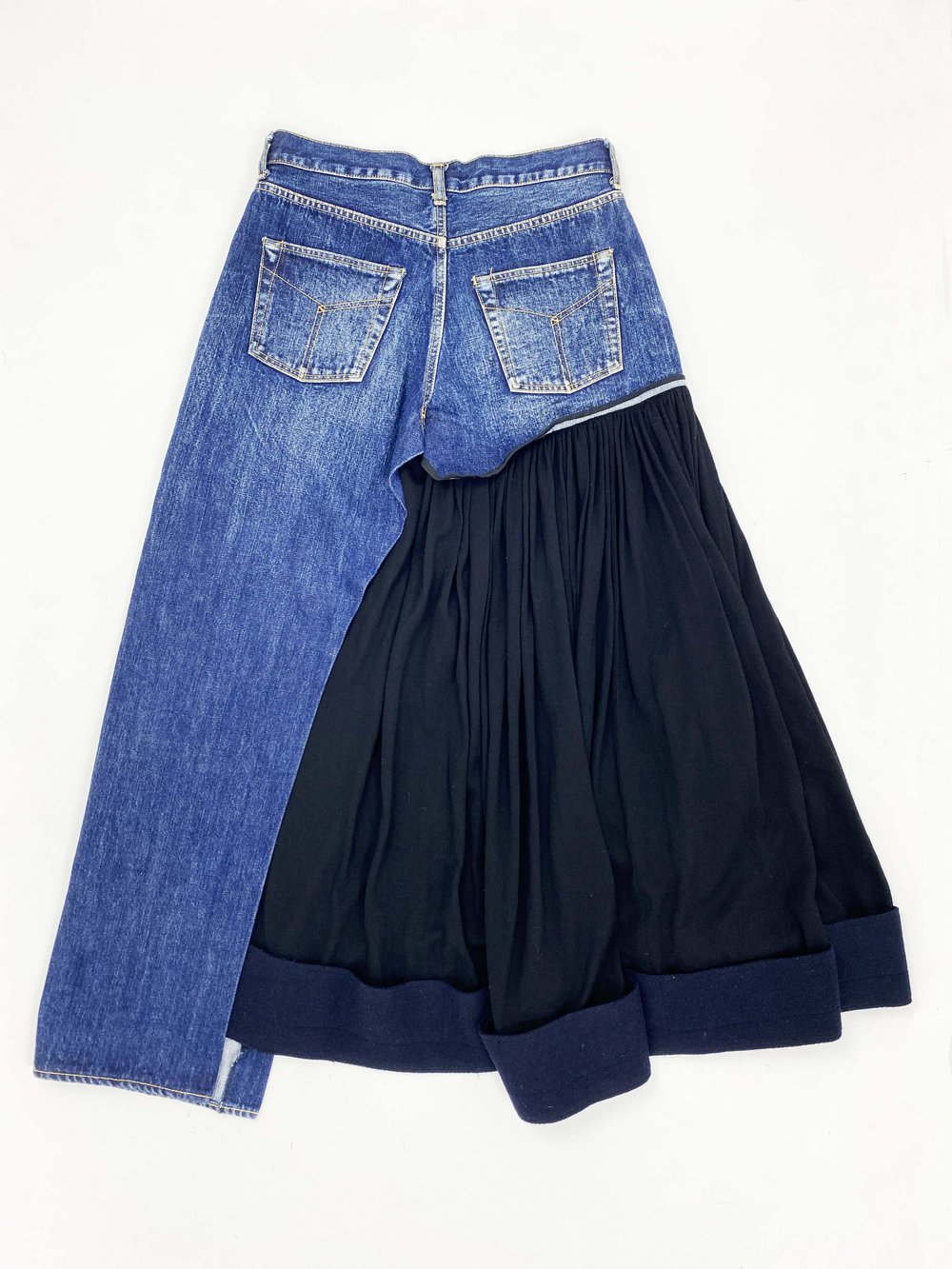 Yohji Yamamoto F/W 2002 deconstructed jeans skirt — JAMES Yohji Yamamoto F/W 2002 deconstructed jeans skirt — JAMES