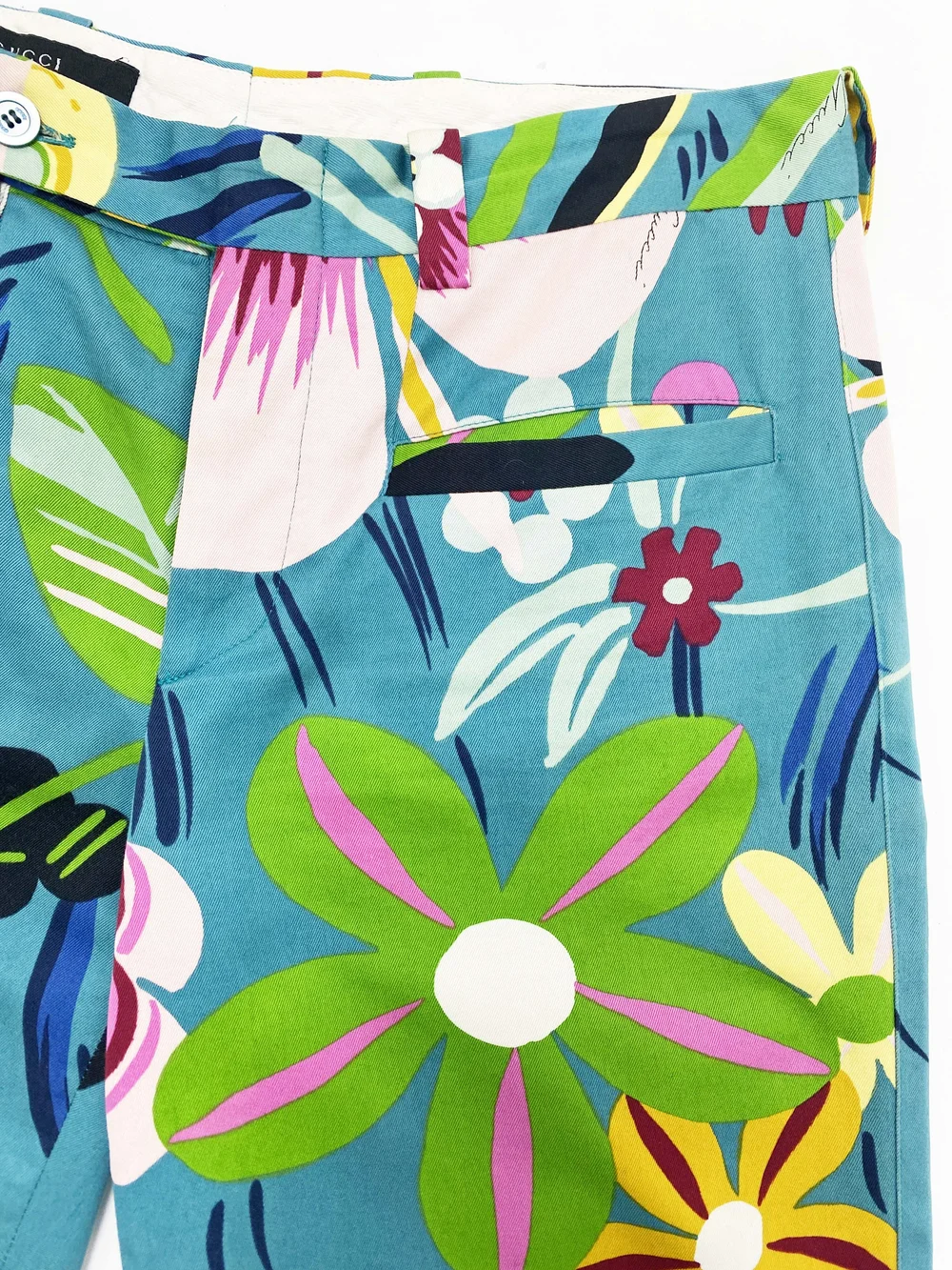 Gucci S/S 1999 flower print pants — JAMES VELORIA