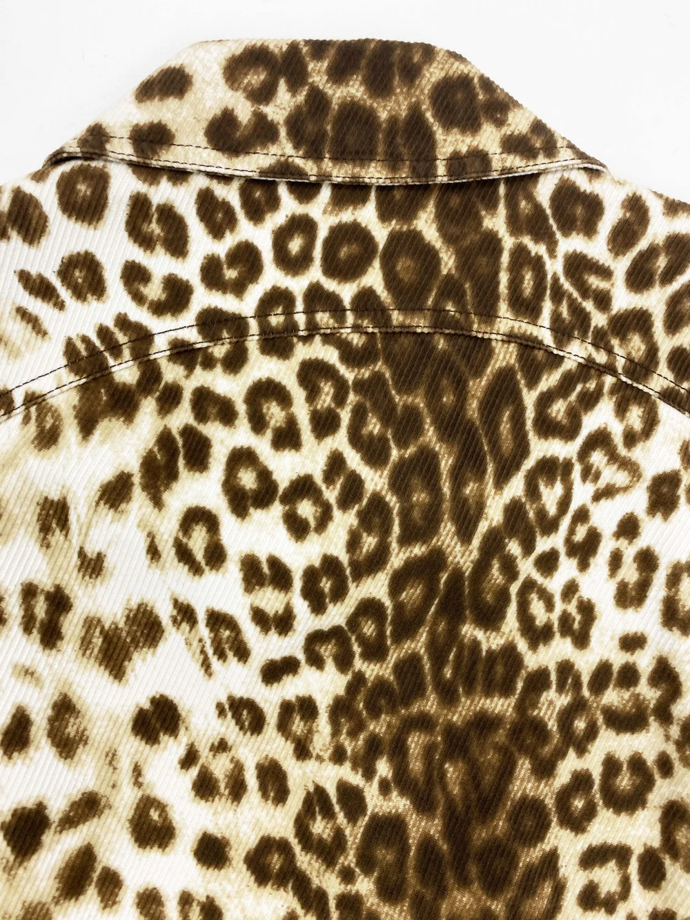 Roberto Cavalli leopard print lace up jacket — JAMES VELORIA