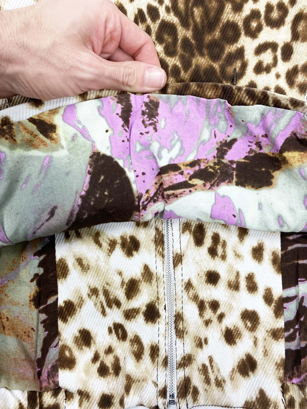 Roberto Cavalli leopard print lace up jacket — JAMES VELORIA