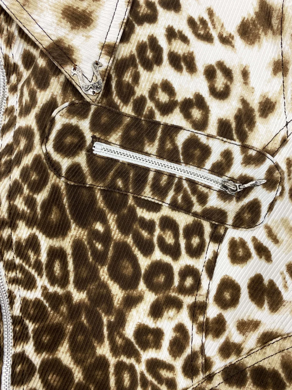 Roberto Cavalli leopard print lace up jacket — JAMES VELORIA