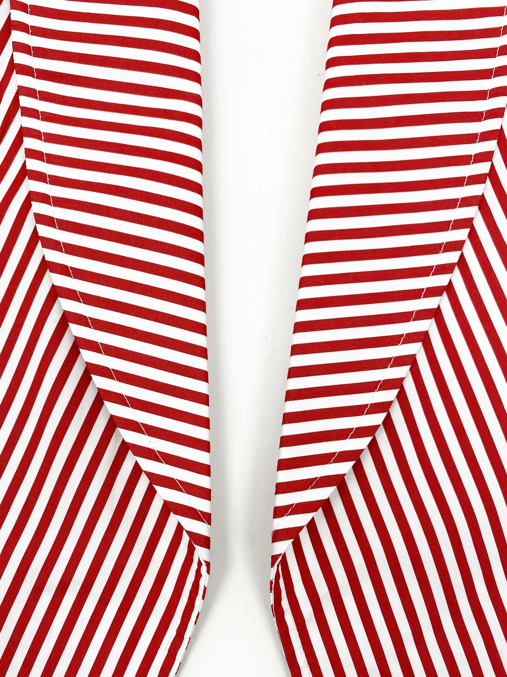 Comme des Garcons SHIRT red lapel scarf — JAMES VELORIA