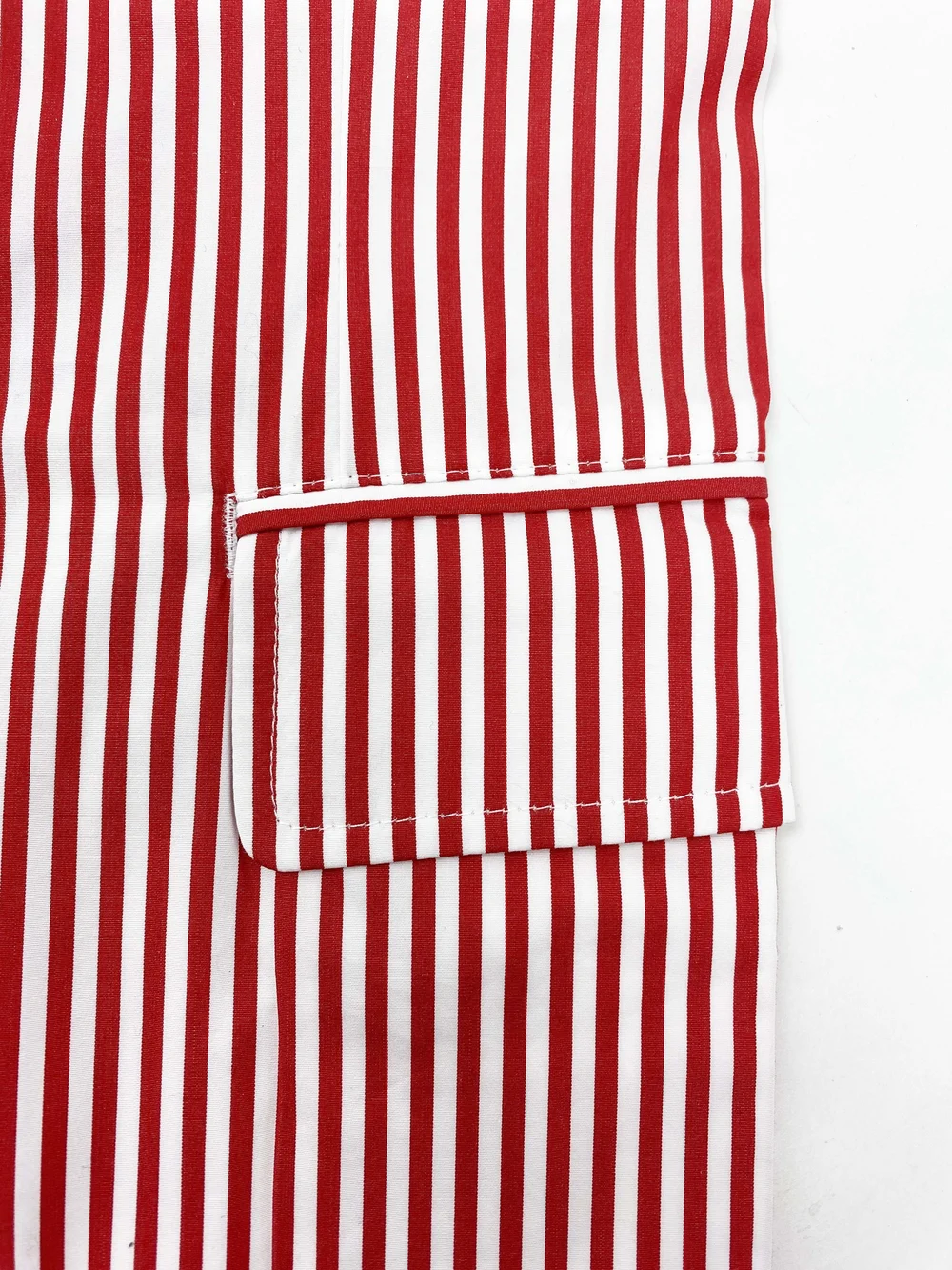 Comme des Garcons SHIRT red lapel scarf — JAMES VELORIA