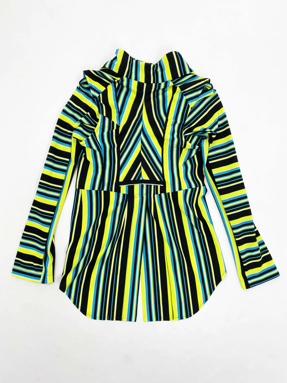 Comme des Garcons S/S 1996 striped deconstructed jacket