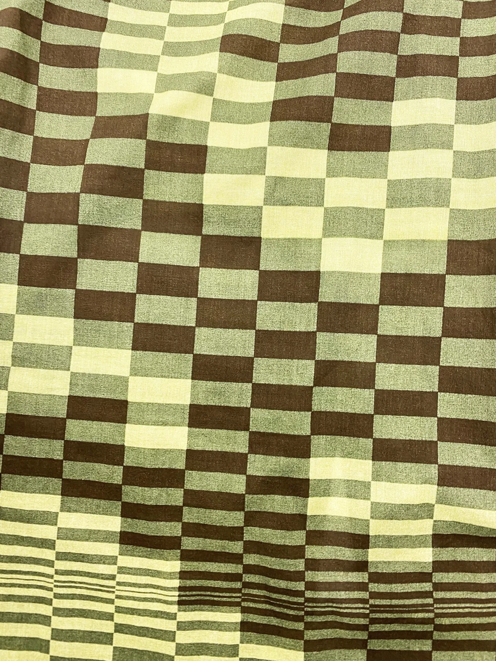 Comme des Garcons S/S 2001 op art print ruched dress — JAMES VELORIA