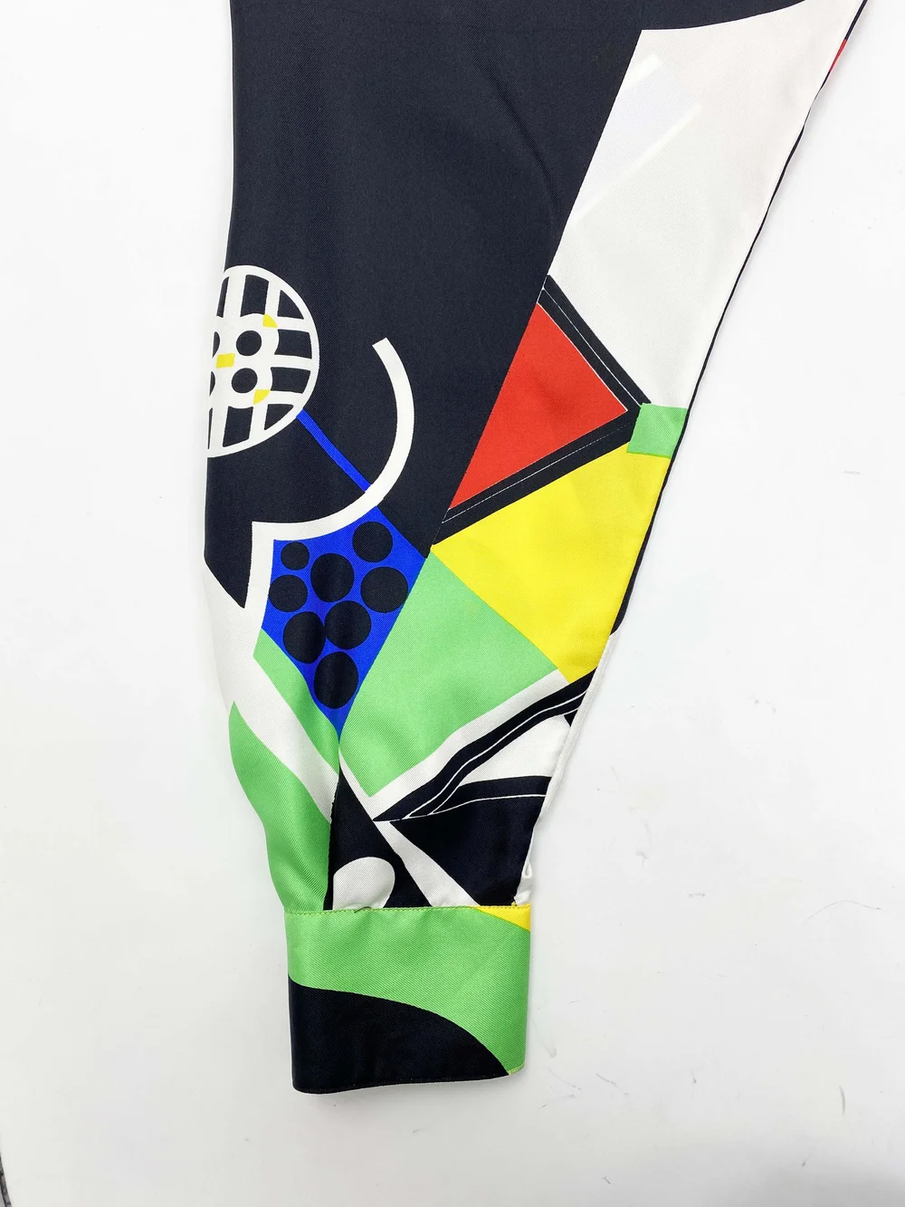 Gianni Versace 1992 abstract print silk shirt — JAMES VELORIA