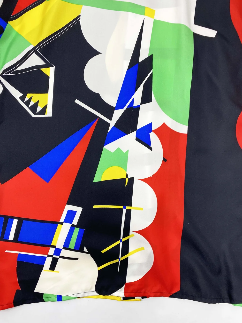 Gianni Versace 1992 abstract print silk shirt — JAMES VELORIA