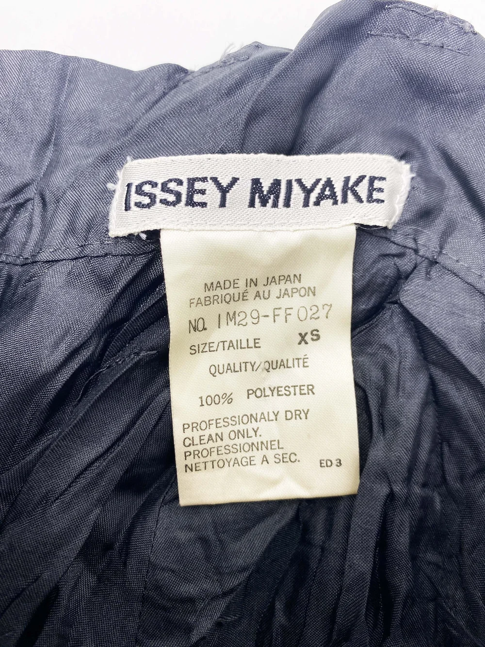 Issey Miyake 90s crinkle pleated pants — JAMES VELORIA