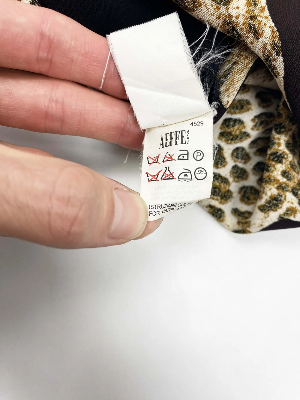 Jean Paul Gaultier F/W 1997 leopard pelt print shirt — JAMES VELORIA