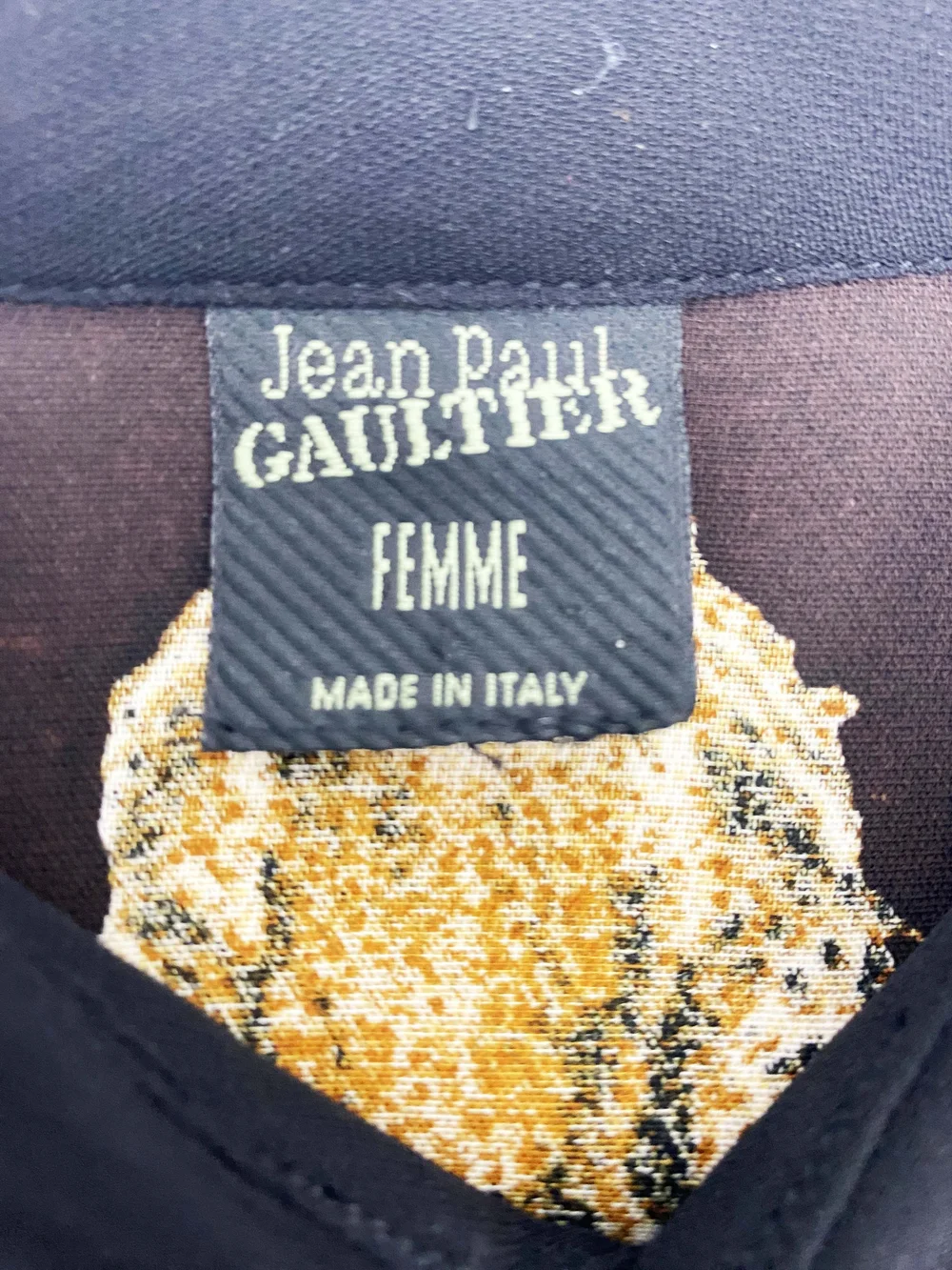 Jean Paul Gaultier F/W 1997 leopard pelt print shirt — JAMES VELORIA
