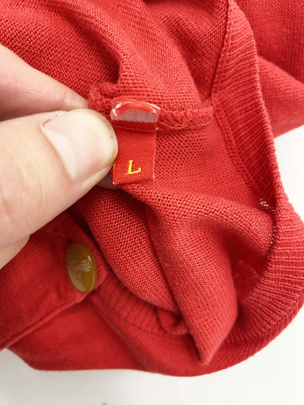 Vivienne Westwood 90s red cropped cardigan — JAMES VELORIA