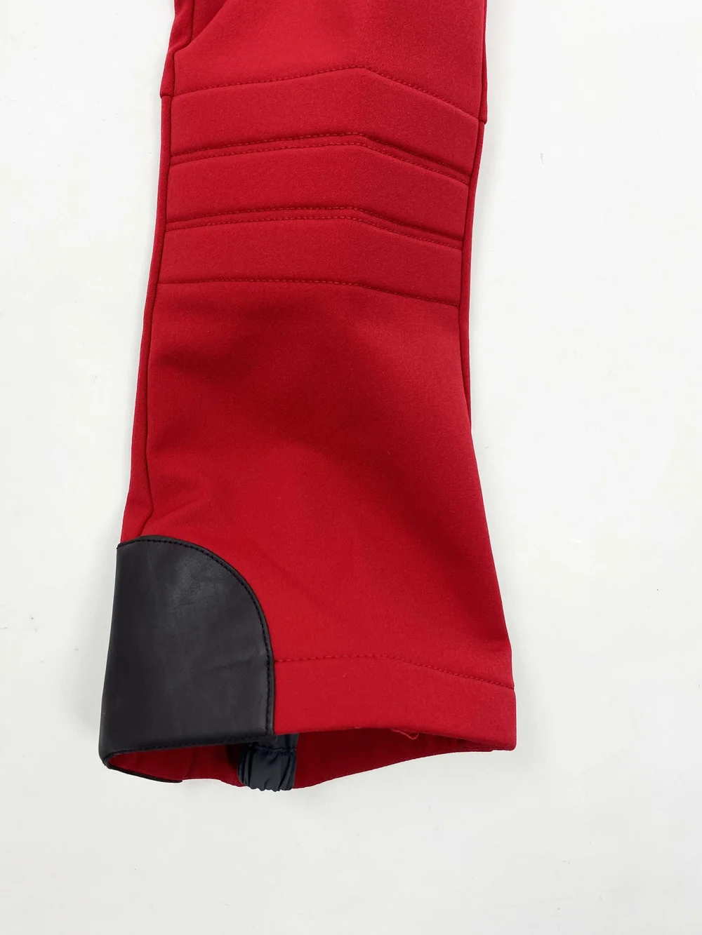 Prada Sport red neoprene and leather pants — JAMES VELORIA