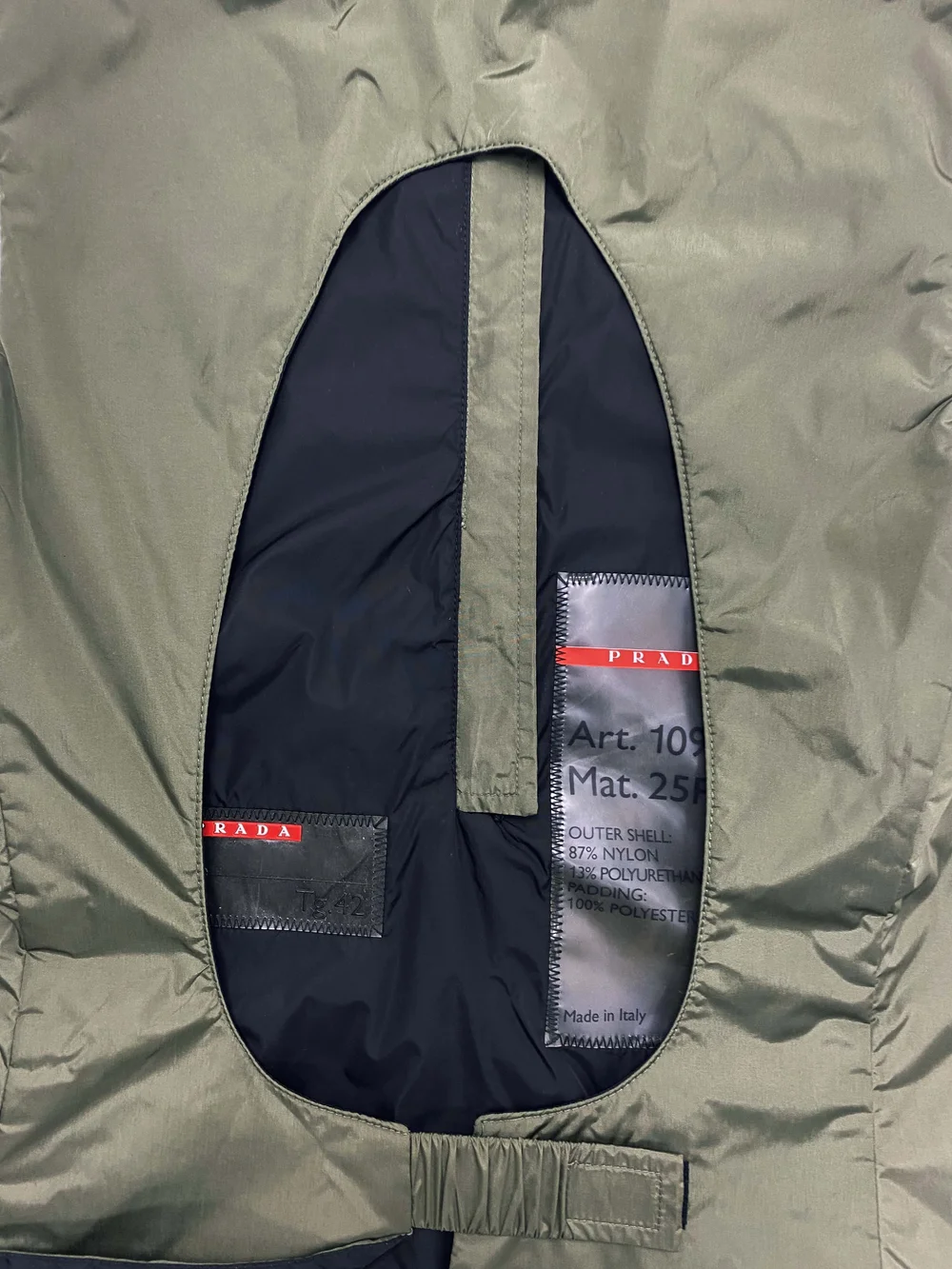Prada Sport cutout back hooded vest — JAMES VELORIA