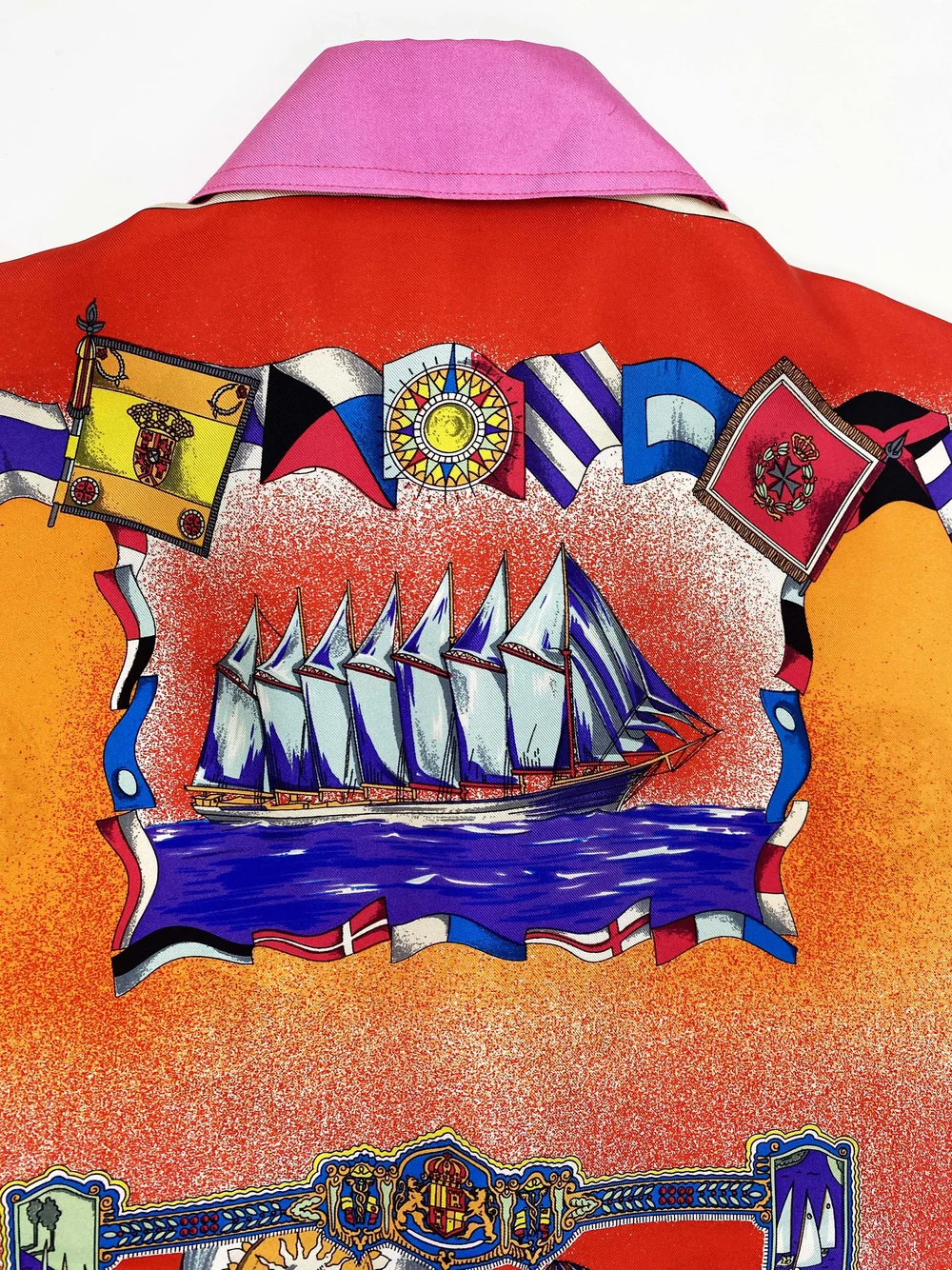 Versace Sport 90s silk ship print shirt — JAMES VELORIA