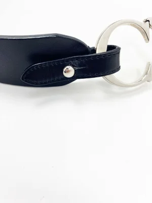 Christian Dior studded logo buckle belt — JAMES VELORIA