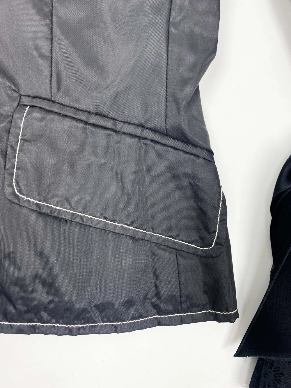 Vivienne Tam nylon ruffle sleeve jacket — JAMES VELORIA