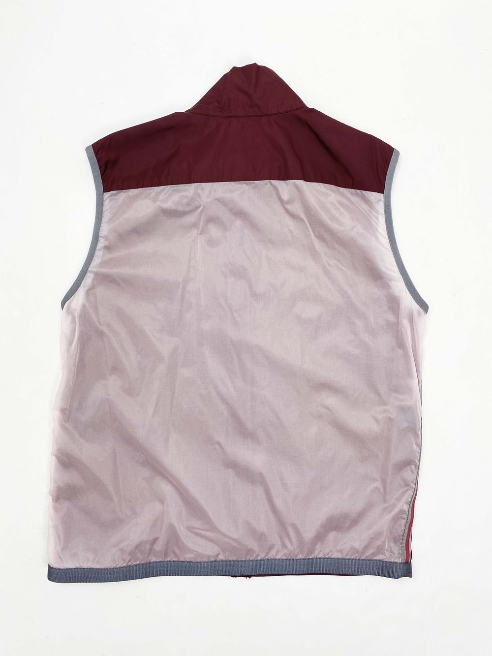 Prada Sport S/S 1999 two tone nylon zip vest — JAMES VELORIA Prada Sport S/S 1999 two tone nylon zip vest — JAMES VELORIA