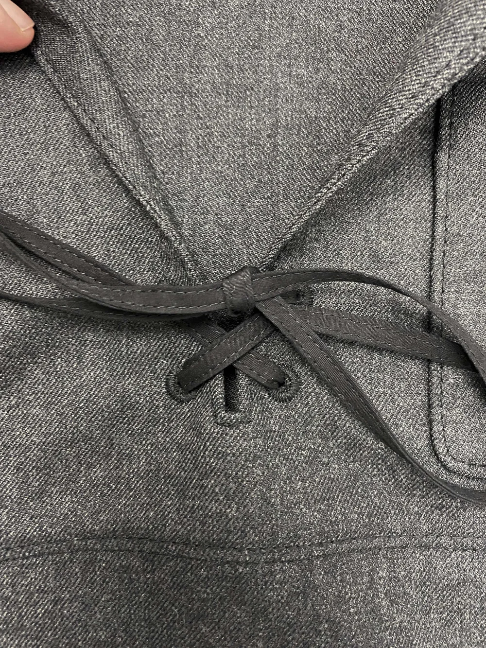 Prada F/W 2016 sailor top with detachable hood and collar — JAMES