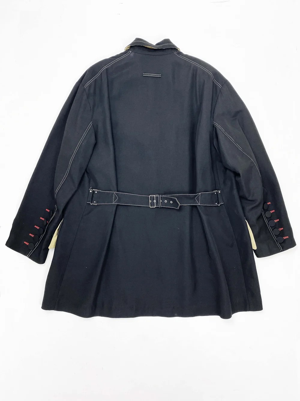 Jean Paul Gaultier Homme S/S 1994 covered button coat — JAMES VELORIA