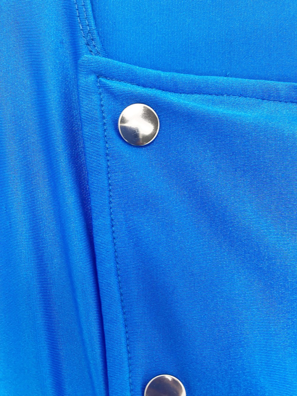 Stephen Sprouse 80s Blue Stretch Dress — James VELORIA
