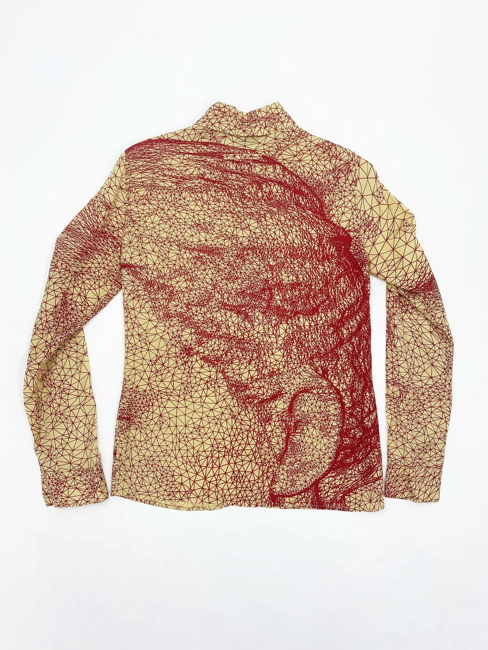Jean Paul Gaultier S/S 2001 constellation face print shirt — JAMES 