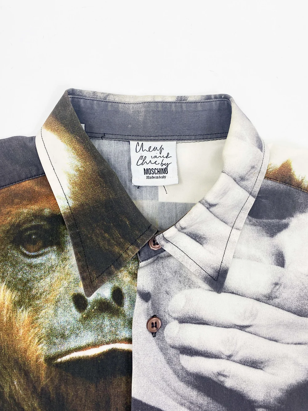 Moschino 90s gorilla print shirt — JAMES VELORIA