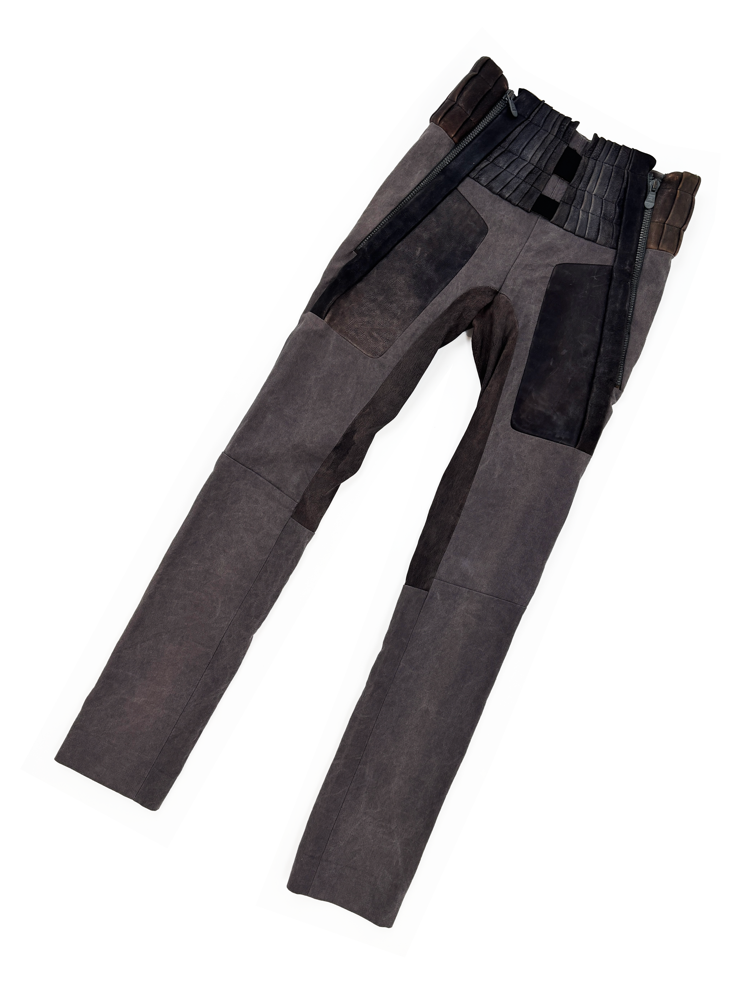 Balenciaga S/S 2010 leather panel pants