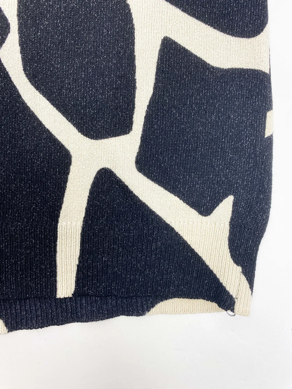 John Galliano S/S 2000 animal print silk knit top — JAMES VELORIA