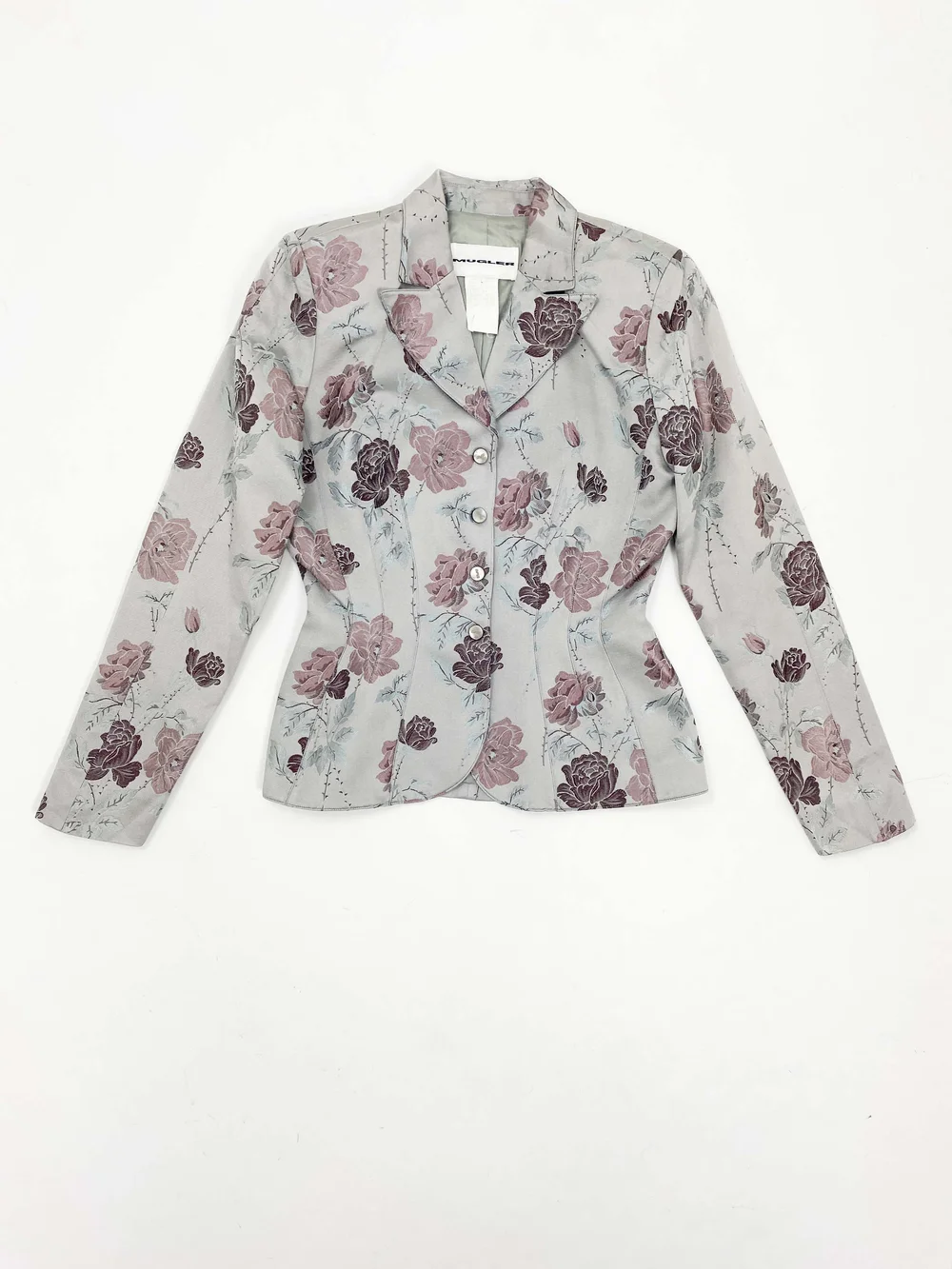 Thierry Mugler 90s brocade skirt suit — JAMES VELORIA
