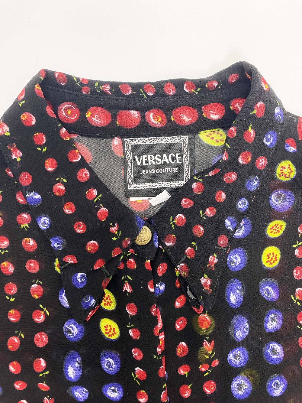 Versace Jeans Couture 90s fruit print shirt — JAMES VELORIA