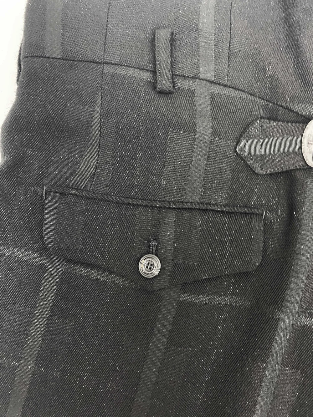 Matsuda 1980s pleated front pants — JAMES VELORIA