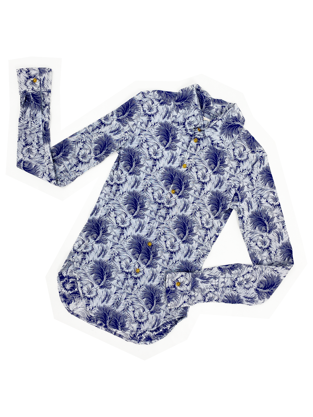 Vivienne Westwood 90s feather pattern shirt — JAMES VELORIA