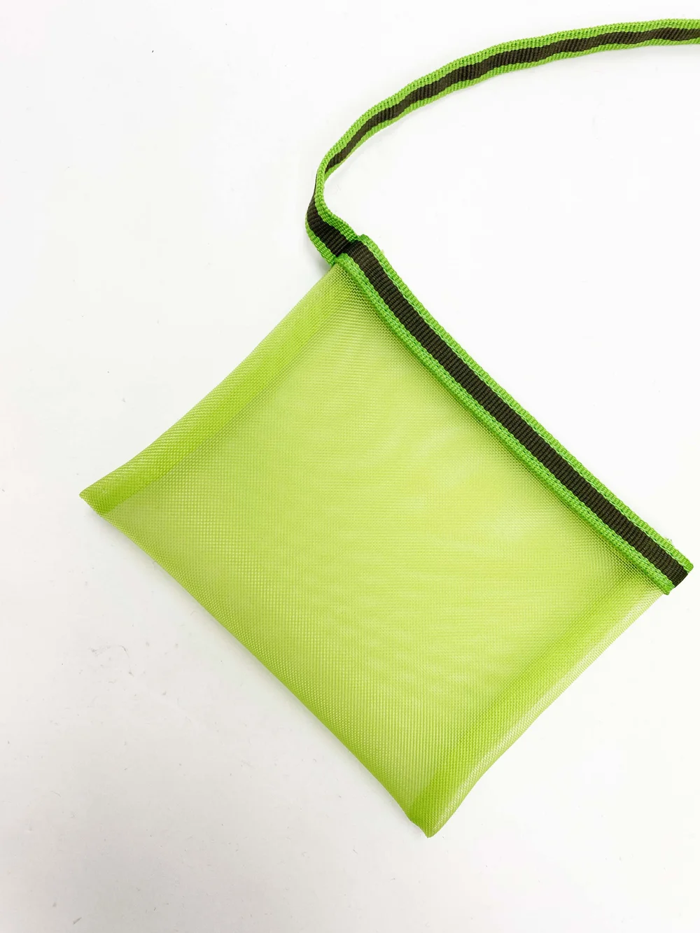 Miu Miu 90s neon green mesh tote bag — JAMES VELORIA