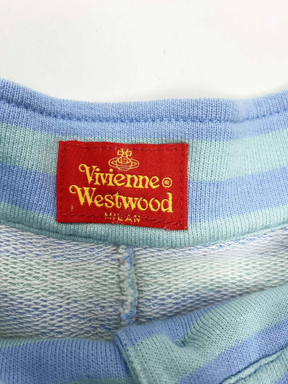 Vivienne Westwood 90s zip flap striped shorts — JAMES VELORIA