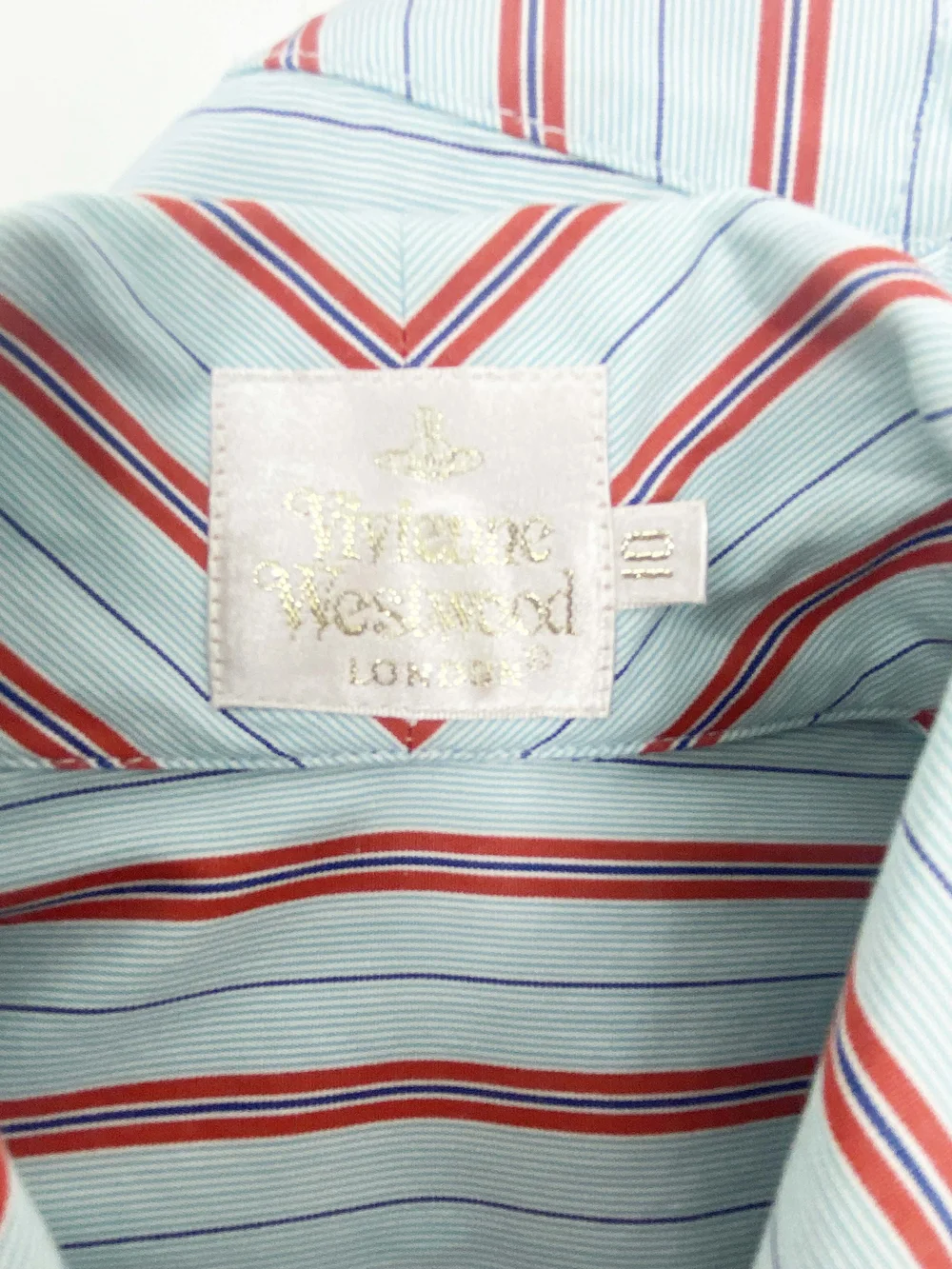 Vivienne Westwood ラガーシャツ L赤青ストライプ Vivienne Westwood ラガーシャツ L赤青ストライプ Vivienne Westwood