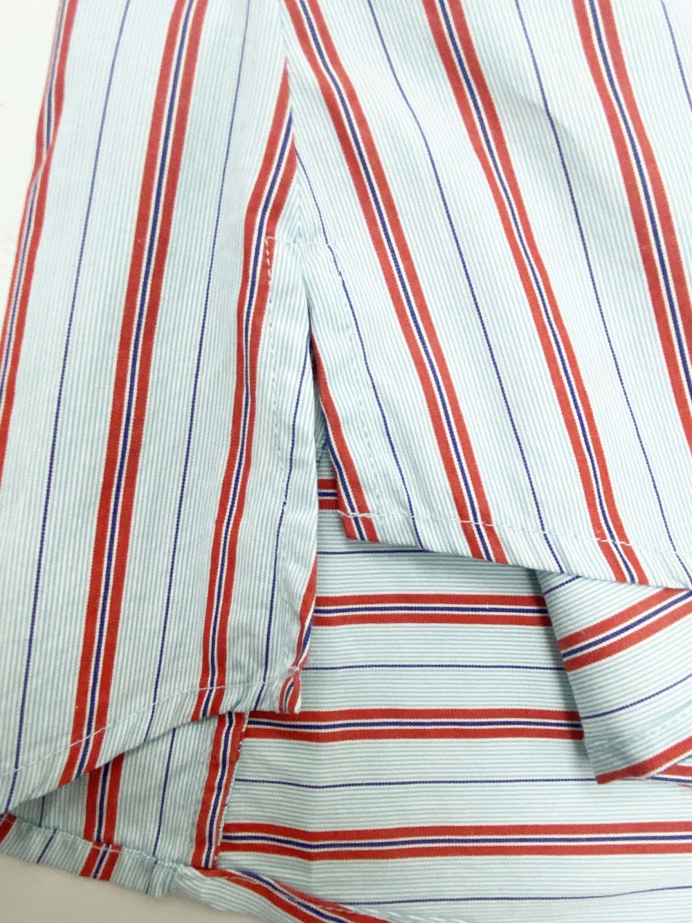 Vivienne Westwood S/S 1996 striped patchwork shirt — JAMES VELORIA