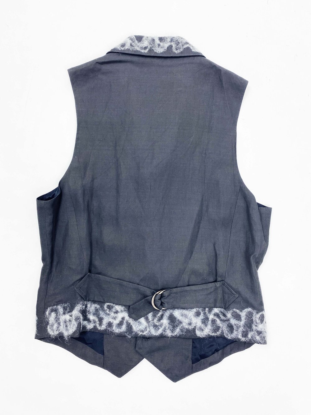 John Galliano F/W 2008 felted applique vest — JAMES VELORIA
