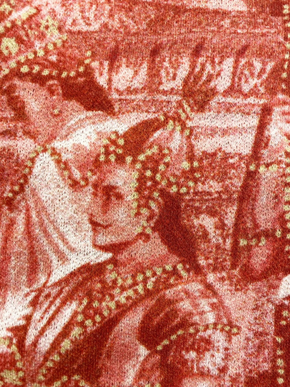 【90s_vintage】JeanPaulGaultierKnitCap国内正規 Jean Paul Gaultier 90s printed sweater — JAMES VELORIA