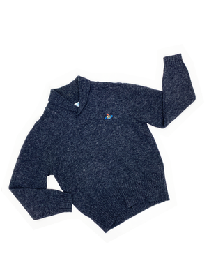VivienneWestwoodMANセーター Vivienne Westwood MAN 90s gray wool sweater — JAMES VELORIA