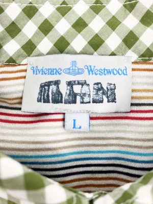 poloVivienne Westwood MAN カシミヤ 46 VIVIENNE WESTWOOD MAN WOOL POLO SWEATER (M) - Jazzy Badger