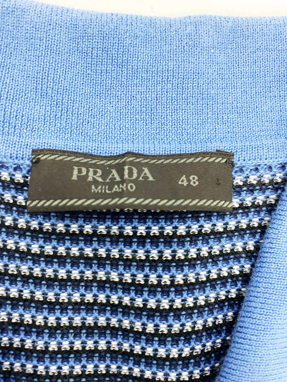 トップス prada sport rubber logo polo shirt Prada FW18 Rubber Logo Polo Shirt – Justin Reed