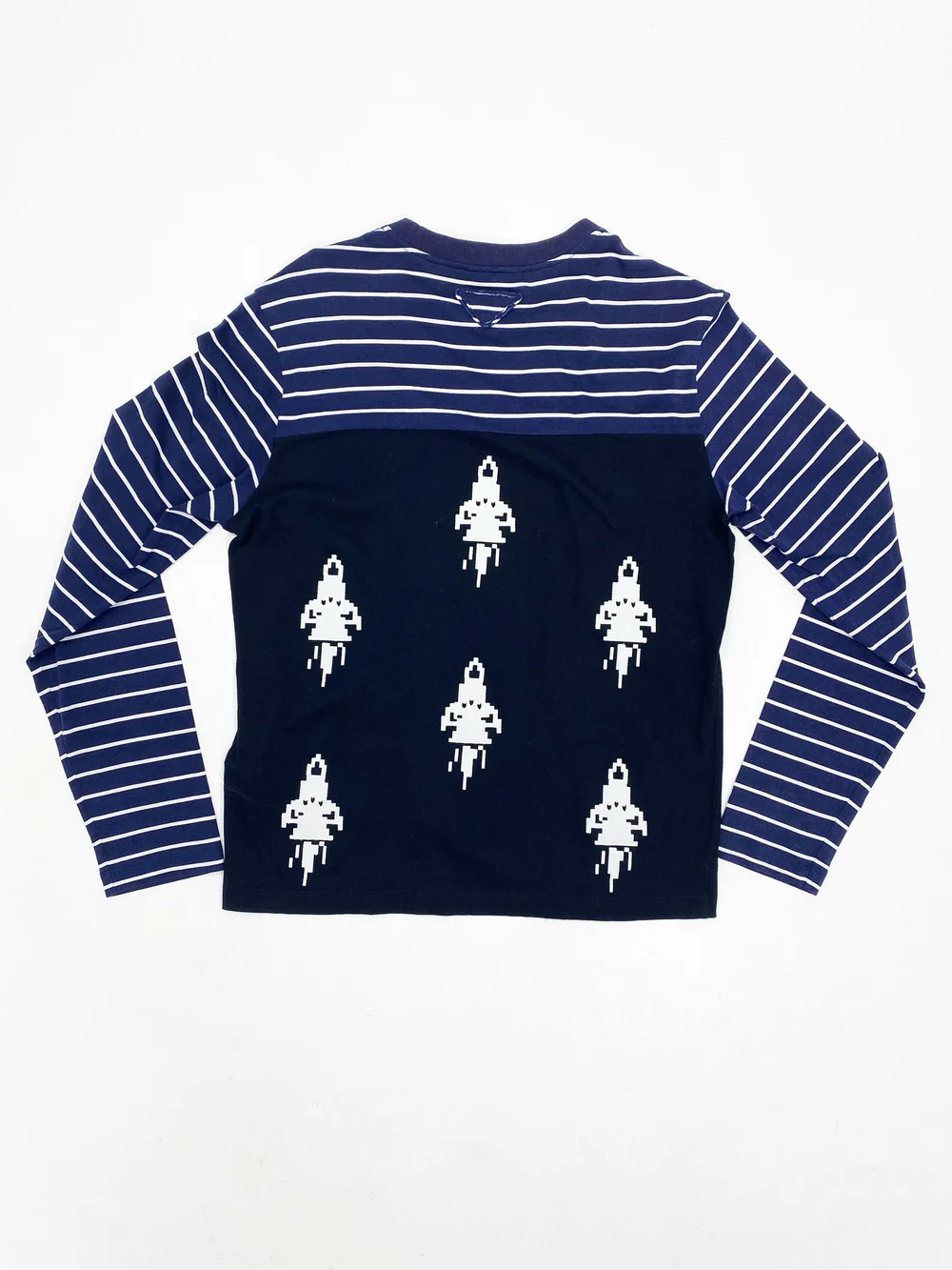 Prada S/S 2016 rocket ship print shirt — JAMES VELORIA